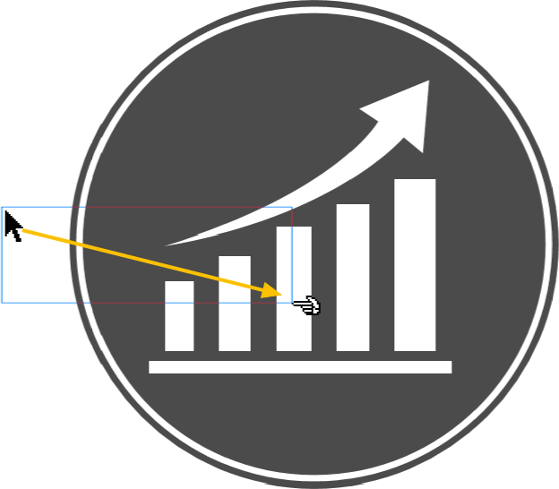 Selecting Objects by Ctrl+Dragging Selecting Objects by Ctrl+Dragging